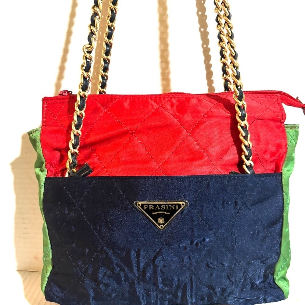 Prasini Multicolor Quilted Shoulder Bag